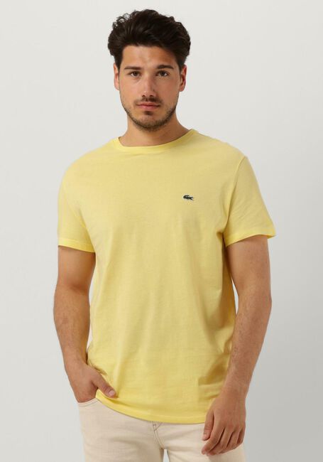 LACOSTE T-shirt 1HT1 MENS TEE-SHIRT 12 en jaune - large