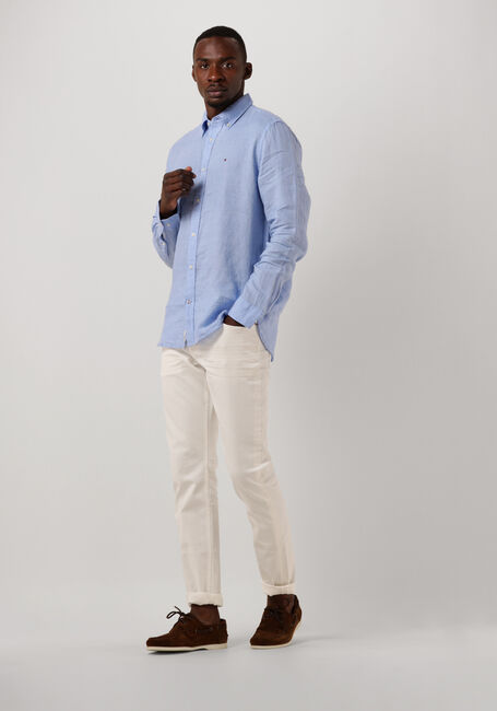 TOMMY HILFIGER Chemise décontracté PGMENT DYED LI SOLID RF SHIRT Bleu clair - large