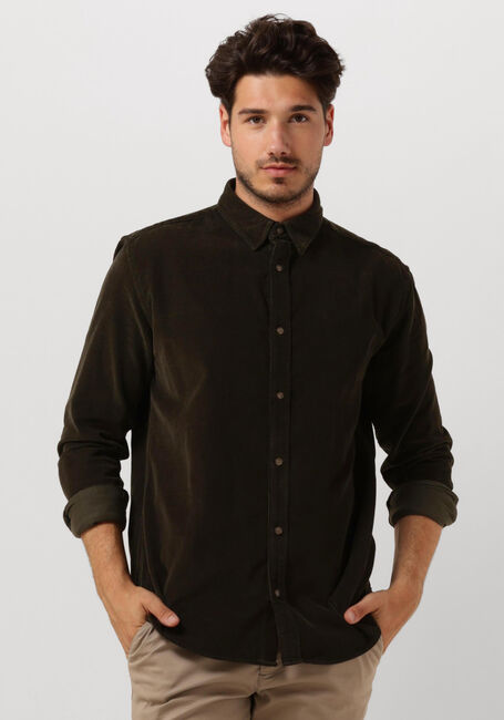 SELECTED HOMME Surchemise SLHREGOWEN-CORD SHIRT LS W en vert - large