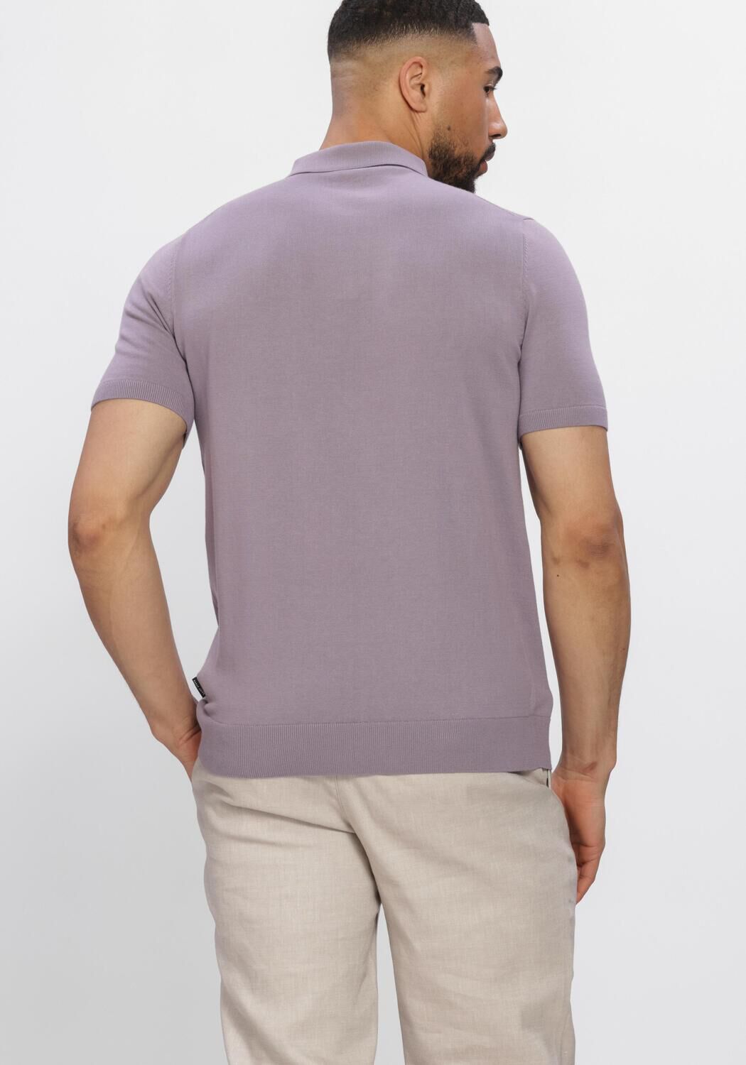 SAINT STEVE Polo CHRIS en violet - large