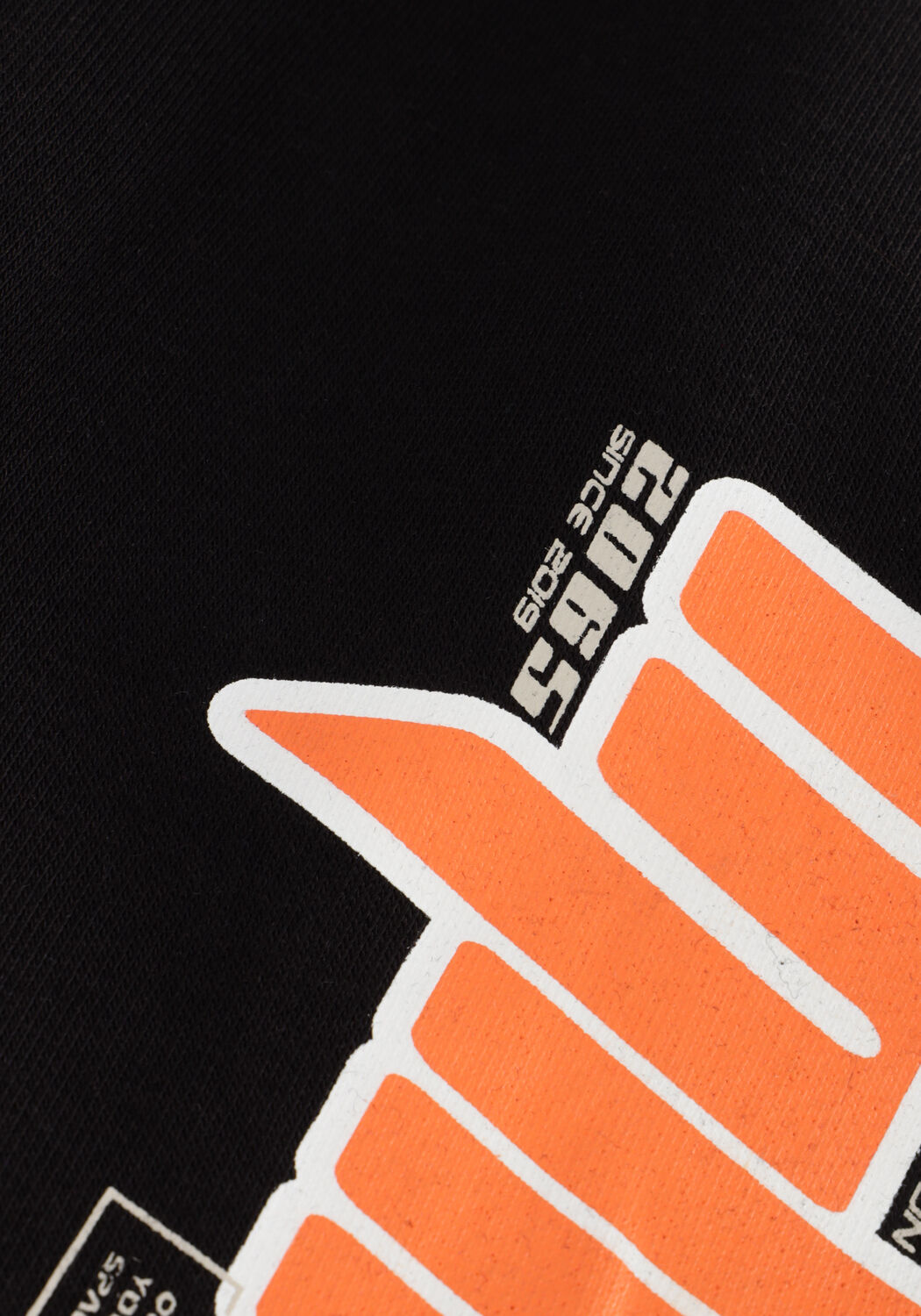 MALELIONS Pantalon courte FONT SHORTS en noir - large