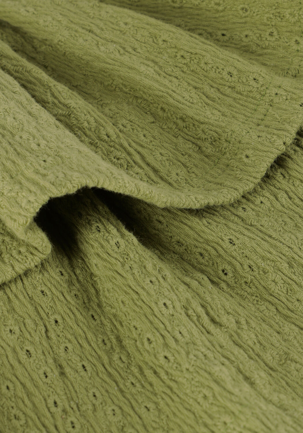 YOUR WISHES Mini-jupe BRODERIE RUFFLE SKIRT en vert - large