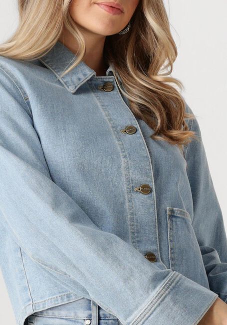 NUKUS Veste en jean SAGE JACKET en bleu - large