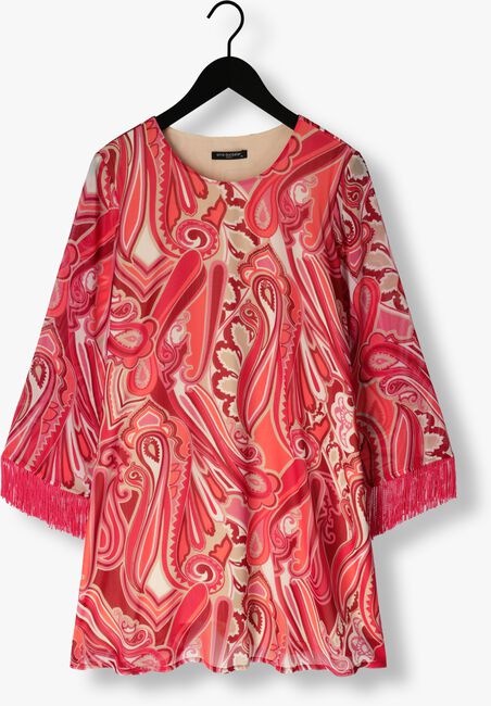 Roze ANA ALCAZAR Mini jurk TUNIC FRINGES - large