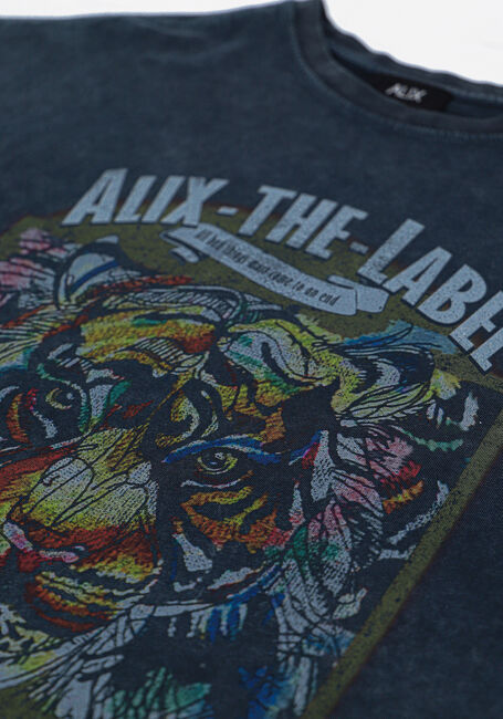 Zwarte ALIX THE LABEL T-shirt OVERSIZED TIGER TSHIRT - large