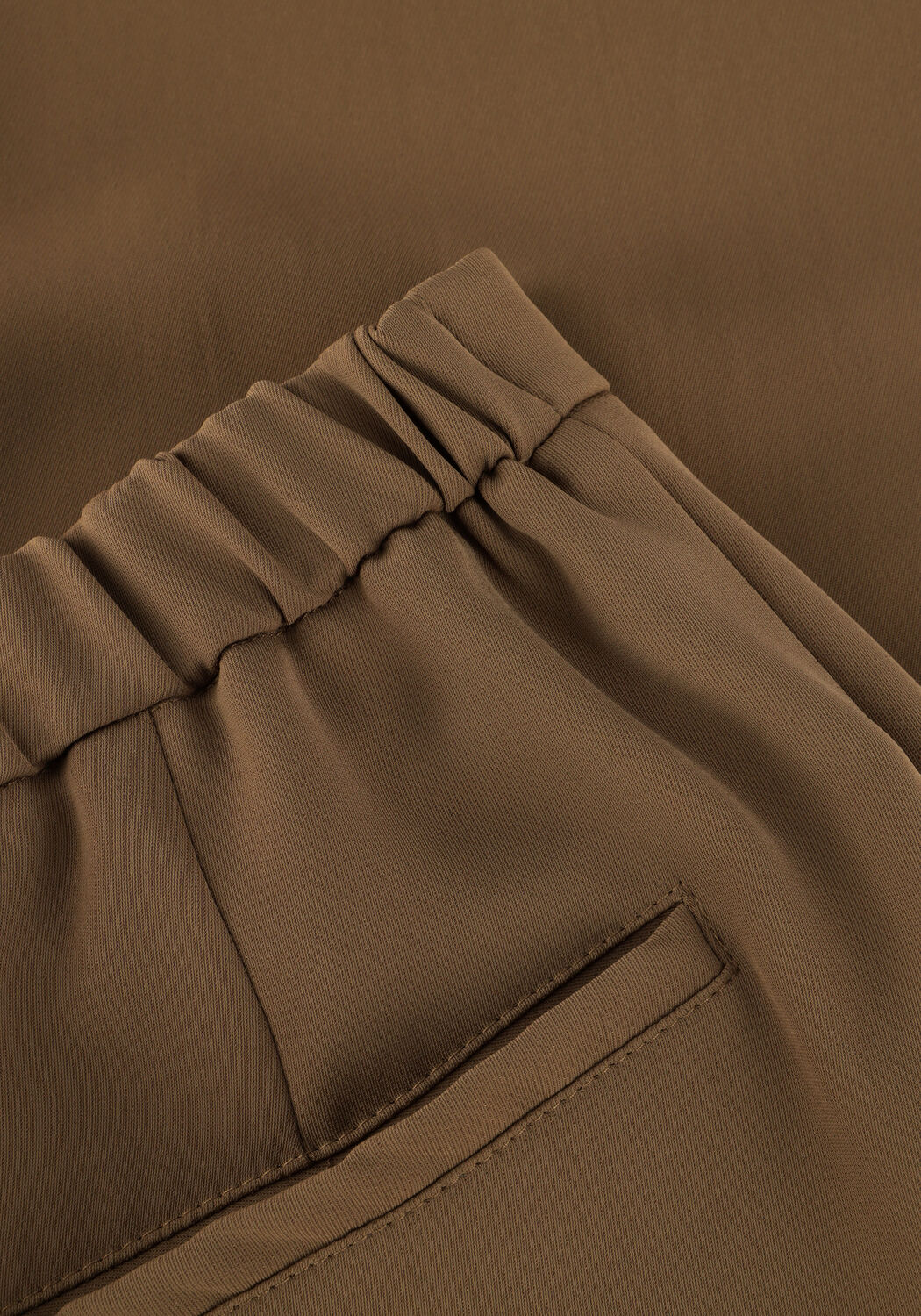 SUMMUM Pantalon cargo TROUSERS FLUID en vert - large