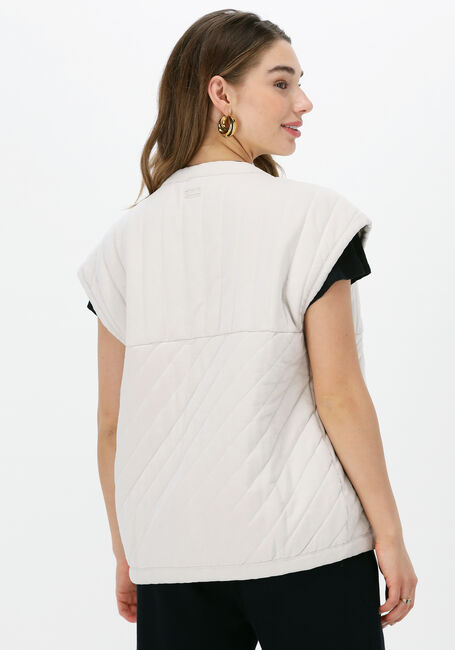 10DAYS Gilet QUILTED FLEECE VEST en beige - large