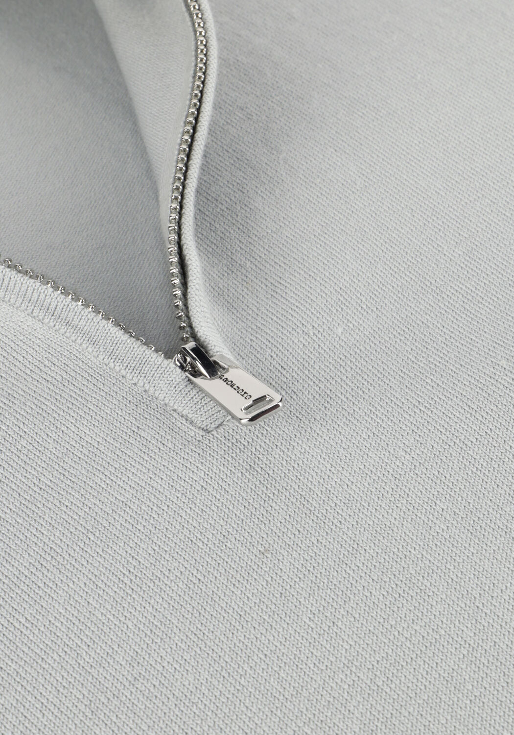 Groene PROFUOMO Trui HALF ZIP LUXURY BASIC - large