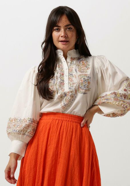 ANTIK BATIK NEIL BLOUSE Blouses Crème - large