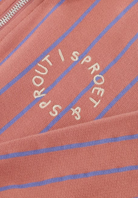 Sproet & Sprout Pull SWEATSHIRT COLLAR ZIP en rose - large