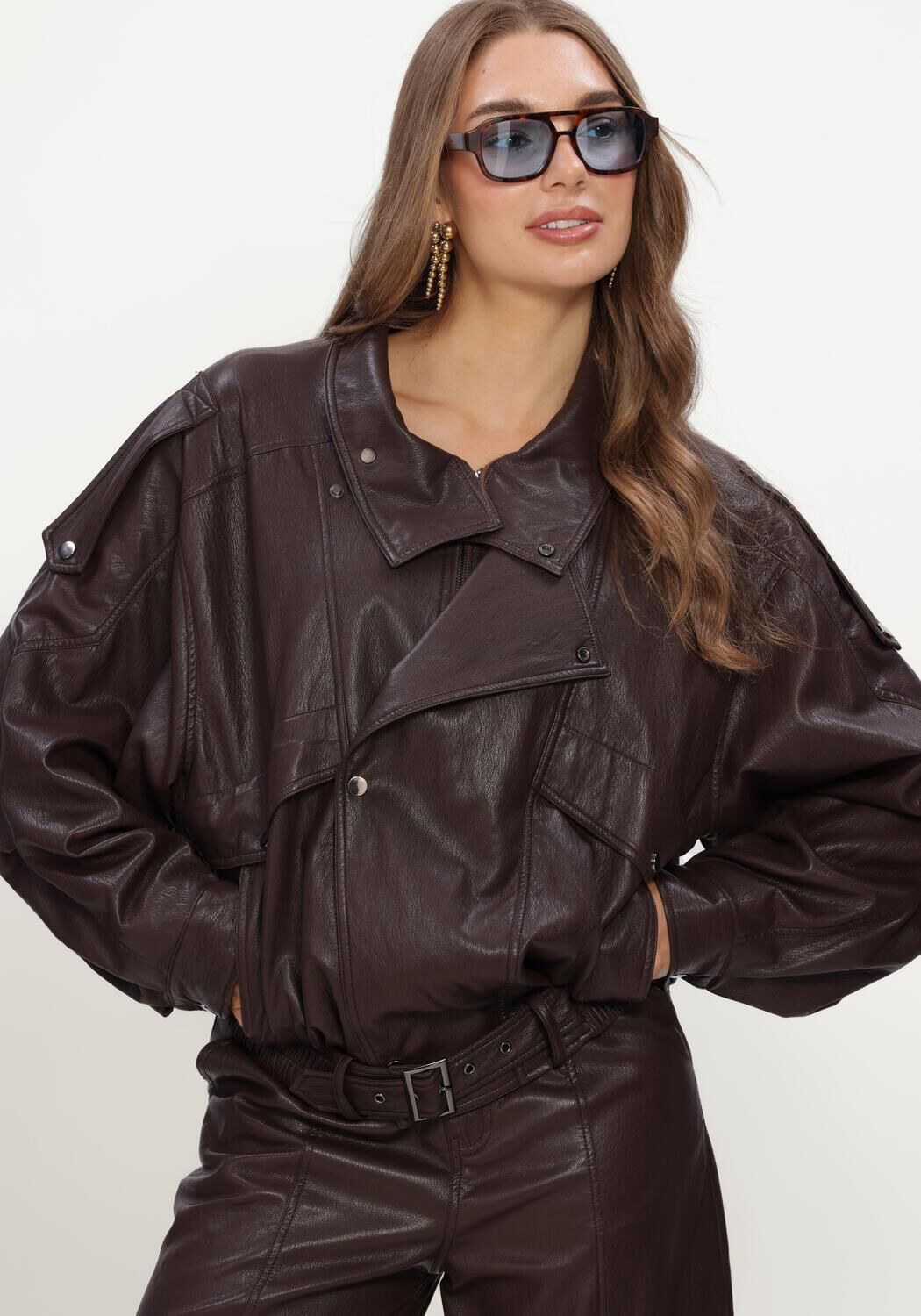 STUDIO AMAYA Jack SAMILLE JACKET en marron - large