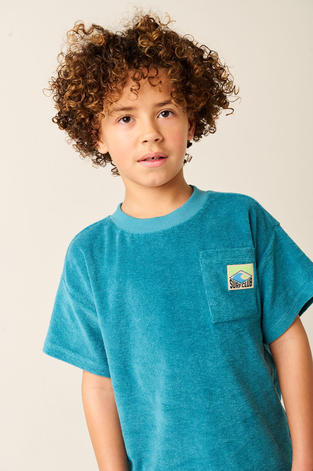 Blauwe TUMBLE 'N DRY T-shirt MOREA - large