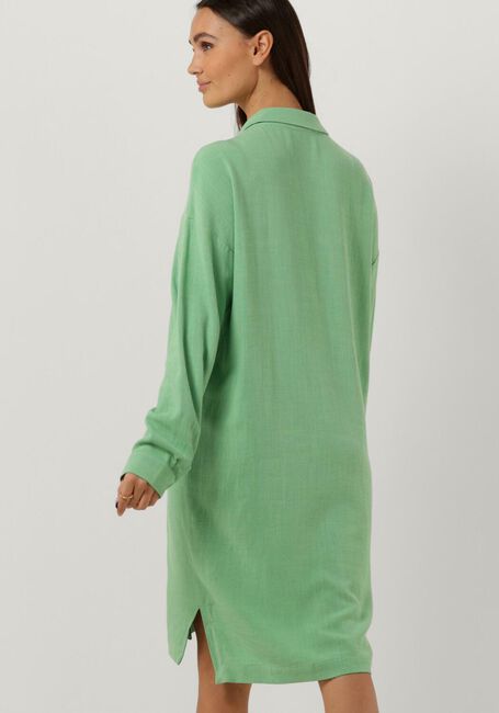Groene SELECTED WOMEN Mini jurk SLFVIVA TONIA LONG LINEN SHIRT - large