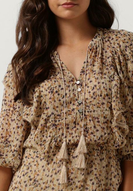 SUMMUM Mini robe DRESS CONFETTI SPOT PRINT en beige - large