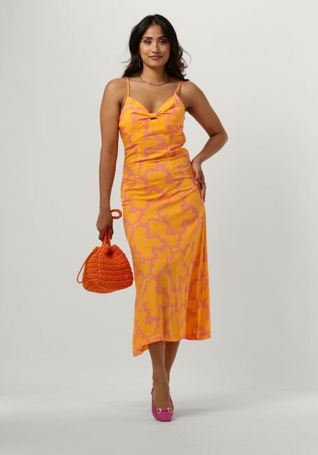 Y.A.S. Robe midi YASMOLEA STRAP MIDI DRESS en jaune - large