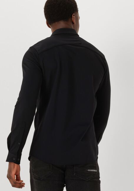 Zwarte CAST IRON Klassieke hemden CF TECH TWILL JERSEY - large