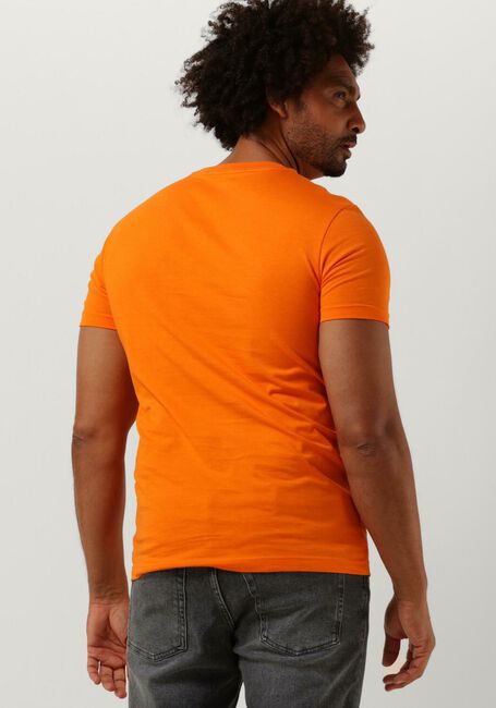 CALVIN KLEIN T-shirt MICRO MONOLGO TEE en orange - large