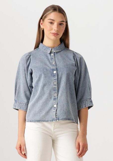 Blauwe LOLLYS LAUNDRY  BONOLL SHIRT SS - large