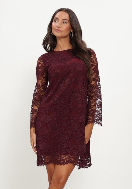 Bordeaux ANA ALCAZAR Mini jurk DRESS - large