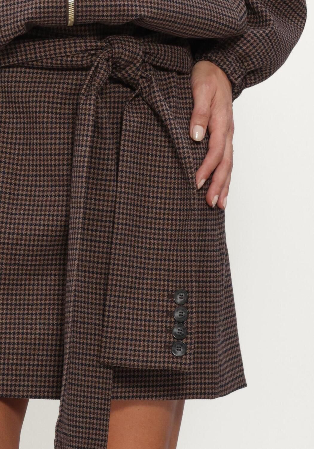 BEAUMONT Mini-jupe ARIS SKIRT en marron - large