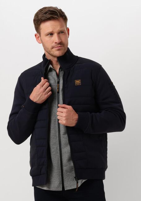 PME LEGEND ZIP JACKET HYBRID SWEAT Vestes en bleu - large