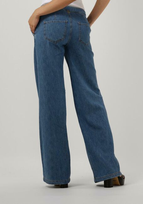 TWINSET MILANO Wide jeans 10070822-CPC en bleu - large