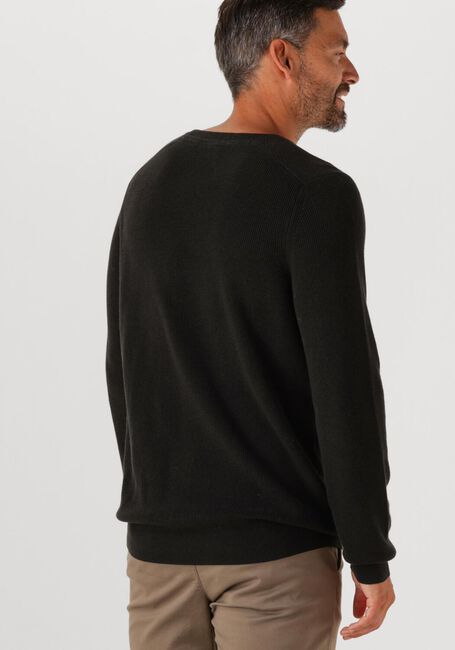 Zwarte LYLE & SCOTT Trui ENGINEERED RIB CREW NECK - large