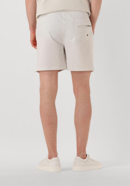 PROFUOMO Shorts de bain SWIMSHORT STRIPE Blanc - large