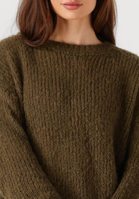 Groene PENN & INK Trui JUMPER W25L246 - large