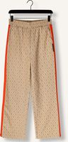 ALIX THE LABEL Pantalon large LADIES WOVEN LOGO PANTS en beige ALIX THE LABEL Pantalon large LADIES WOVEN LOGO PANTS en beige - medium