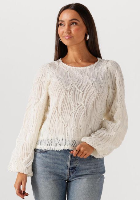 OBJECT Haut OBJLUCIE L/S RE O-NECK TOP Blanc - large