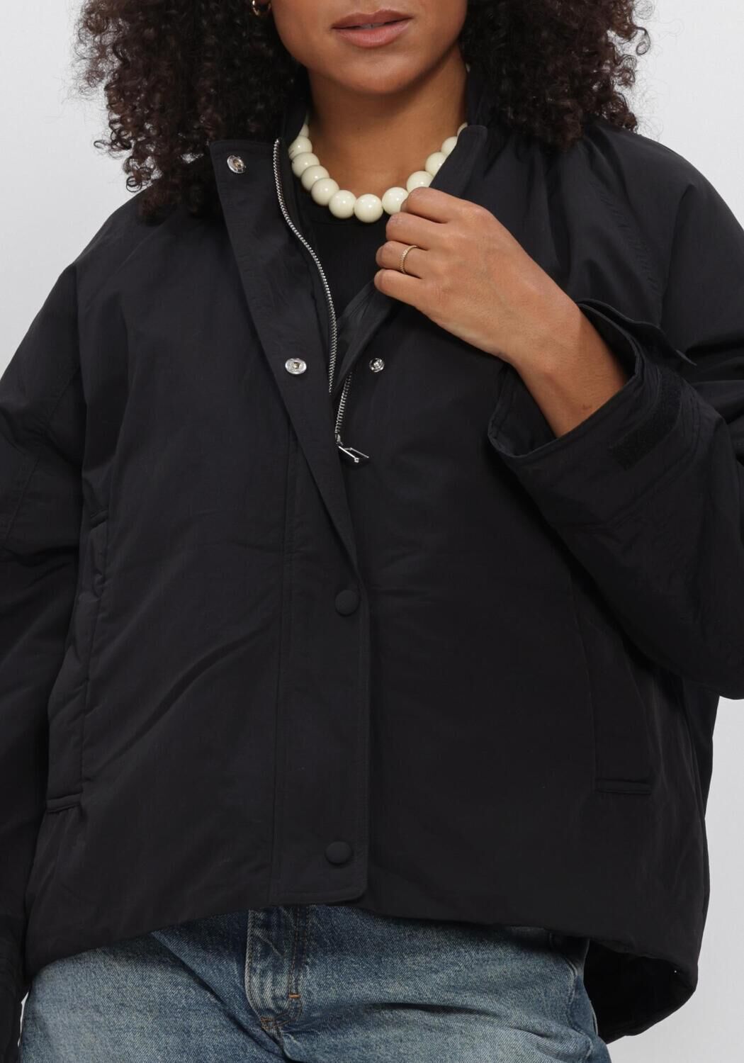 WITHBLACK Veste matelass&eacute; WBLGRAPPY BOMBER en noir - large