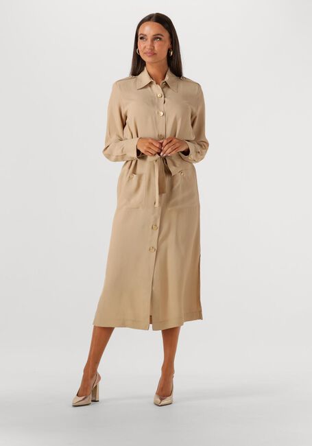 ACCESS Robe midi 53-3328-667 en beige - large