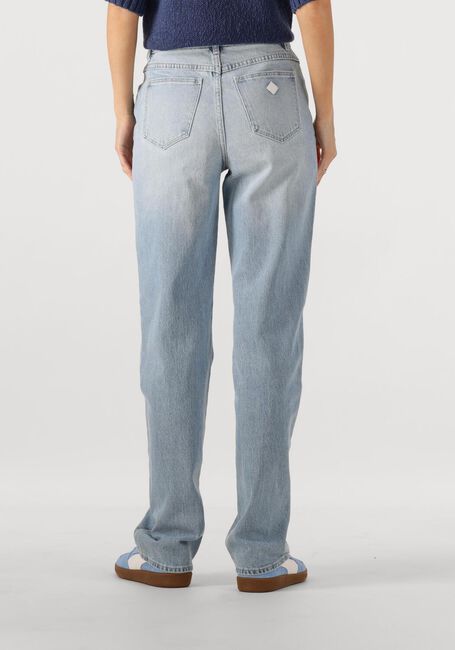 Lichtblauwe ABRAND JEANS Slim fit jeans HIGH  STRAIGHT TALL GIA - large