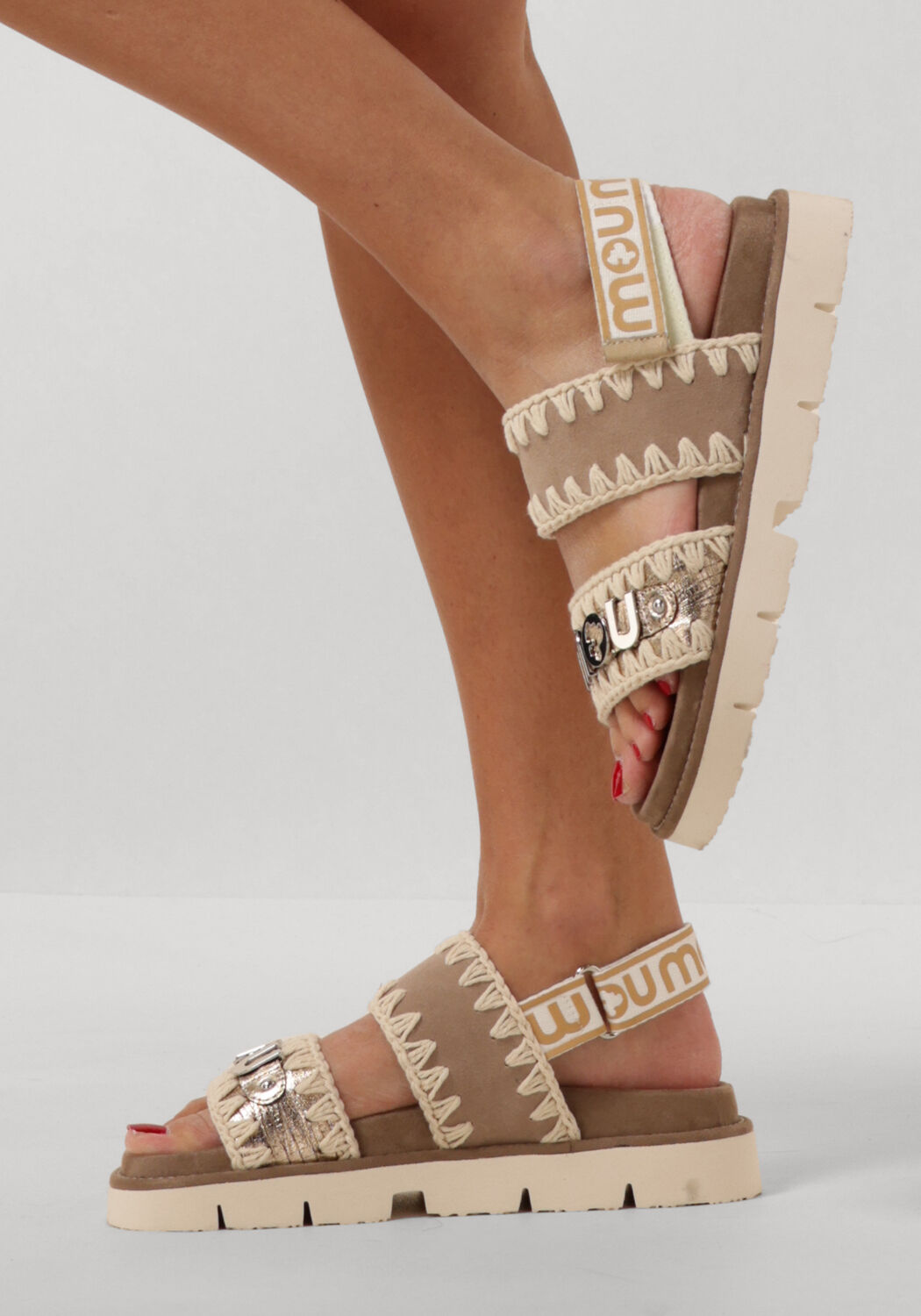 MOU NEW BIO SANDAL Sandales en beige - large