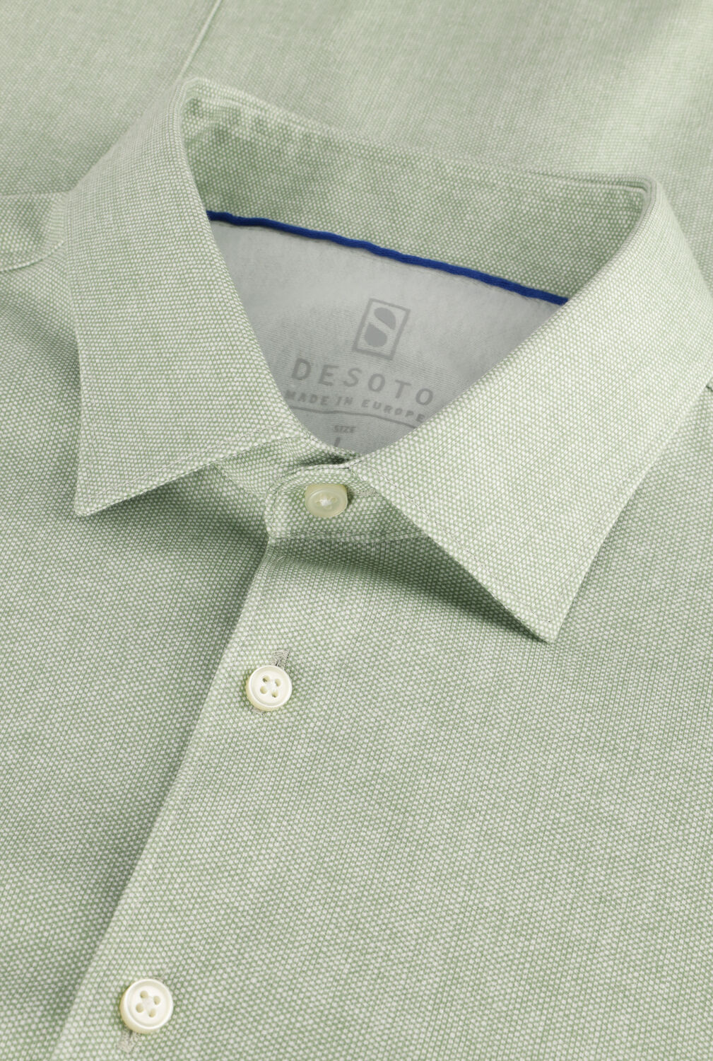 Groene DESOTO Casual overhemd CASUAL KENT 1/2 - large