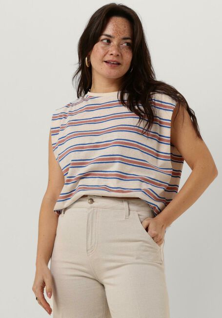 BY-BAR Haut DIEDE TROPICO STRIPE TOP en bleu - large