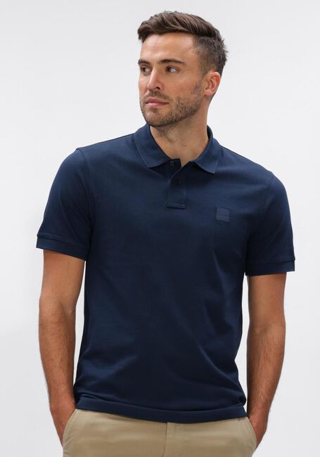 BOSS ORANGE Polo PASSENGER Bleu fonc&eacute; - large