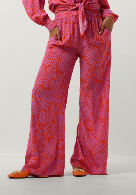SUNCOO Pantalon large JOY en rose - large