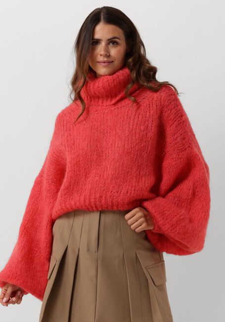 AMERICAN DREAMS Col roulé PEPPER ROLL NECK CROPPED en rouge - large