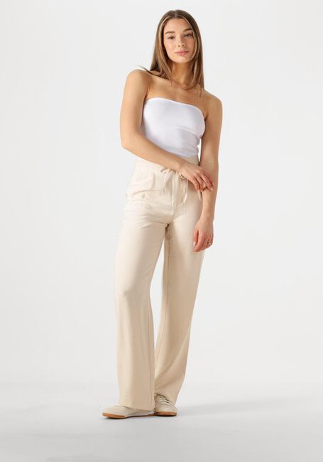 Witte CALVIN KLEIN Top WOVEN LABEL RIB SLEEVELESS TOP - large