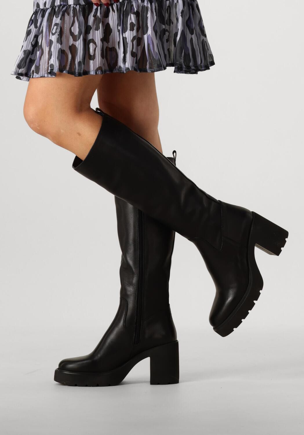 UNISA Bottes hautes KARENA en noir Omoda