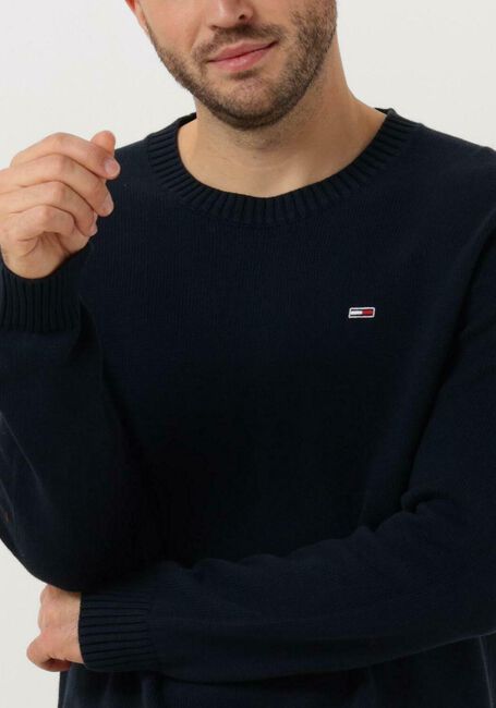 TOMMY JEANS Chandail TJM SLIM ESSNTLS C-NECK SWEATER Bleu foncé - large