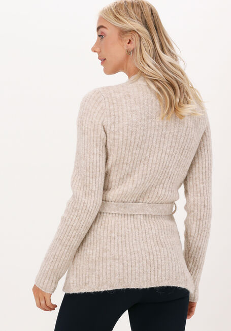 VANILIA Gilet HEAVY RIB CARDIGAN en beige - large