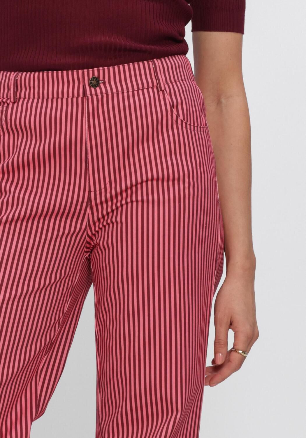 Roze YDENCE Wijde broek PANTS DJAMILLA TALL - large