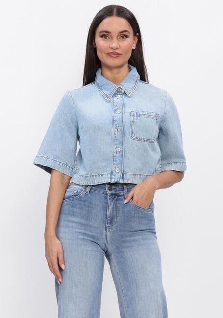 Lichtblauwe LIU JO  CAMICA M/C TENCEL - large