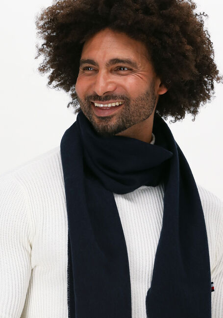 Blauwe TOMMY HILFIGER Sjaal UPTOWN WOOL SCARF - large