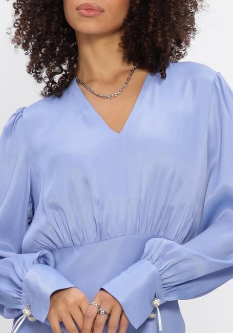 Lichtblauwe TWINSET MILANO Maxi jurk 261TP2761 - large