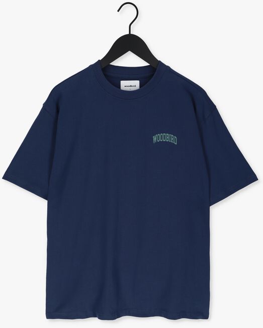 WOODBIRD T-shirt BAINE OVER TEE Bleu foncé - large