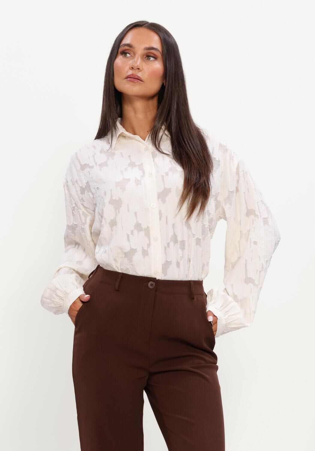 Gebroken wit YDENCE  BLOUSE WINSLET - large